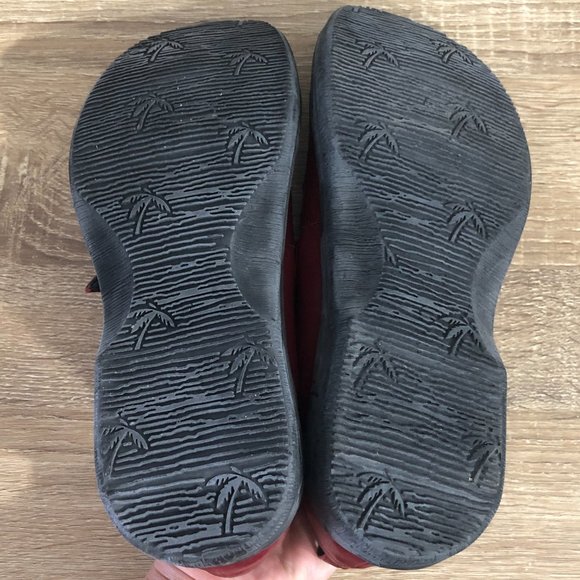 Dromedaris Womens Size 38 Red Leather Portugal Comfort Shoes Slip On Loafers - Picture 11 of 16